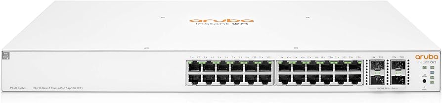 רכזת רשת/ממתג Aruba Instant On 1930 24G Class4 PoE 4SFP JL684B 370W