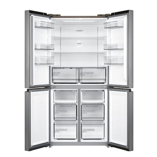 מקרר 4 דלתות 470 ליטר Midea HQ-611RWEN נירוסטה