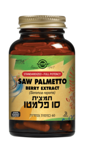 תמצית סו פלמטו סולגאר 60 כמוסות - Solgar Saw Palmetto