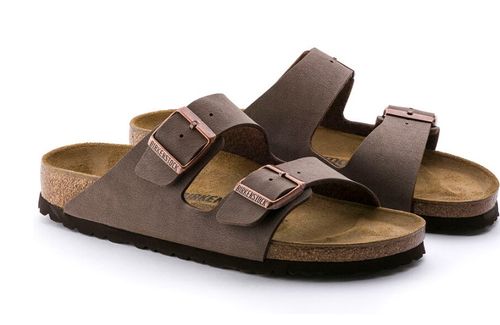 כפכפי בירקנשטוק נשים Arizona Birko Flor Nubuck Mocha