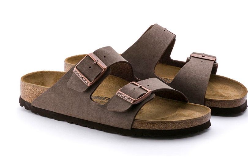 כפכפי בירקנשטוק נשים Arizona Birko Flor Nubuck Mocha