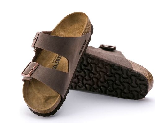 כפכפי בירקנשטוק נשים Arizona Birko Flor Nubuck Mocha
