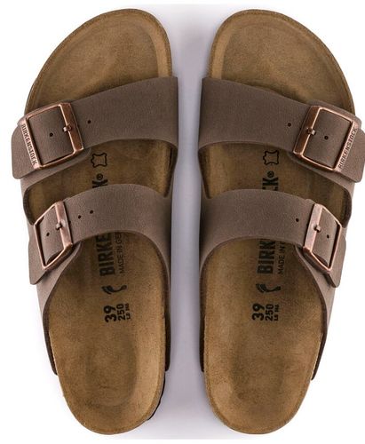 כפכפי בירקנשטוק נשים Arizona Birko Flor Nubuck Mocha
