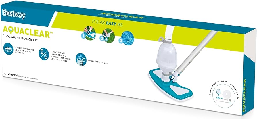 ערכת ניקיון לבריכה AQUACLEAN  חברת BESTWAY מק"ט 58234