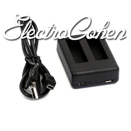 מטען סוללות חיצוני כפול לגופרו 9/10/11 למצלמת אקסטרים GO PRO HERO 11 / HERO 10 / HERO 9 