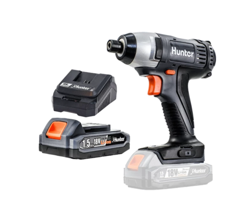 מברגת אימפקט נטענת 18V - סוללה 1.5Ah | מטען 3A