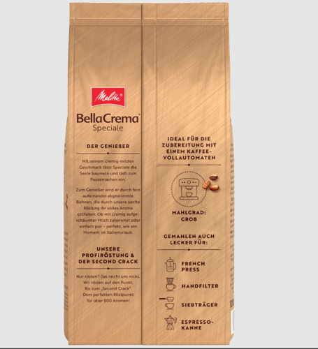 Melitta Bella Crema speciale Coffee Beans 1 Kg