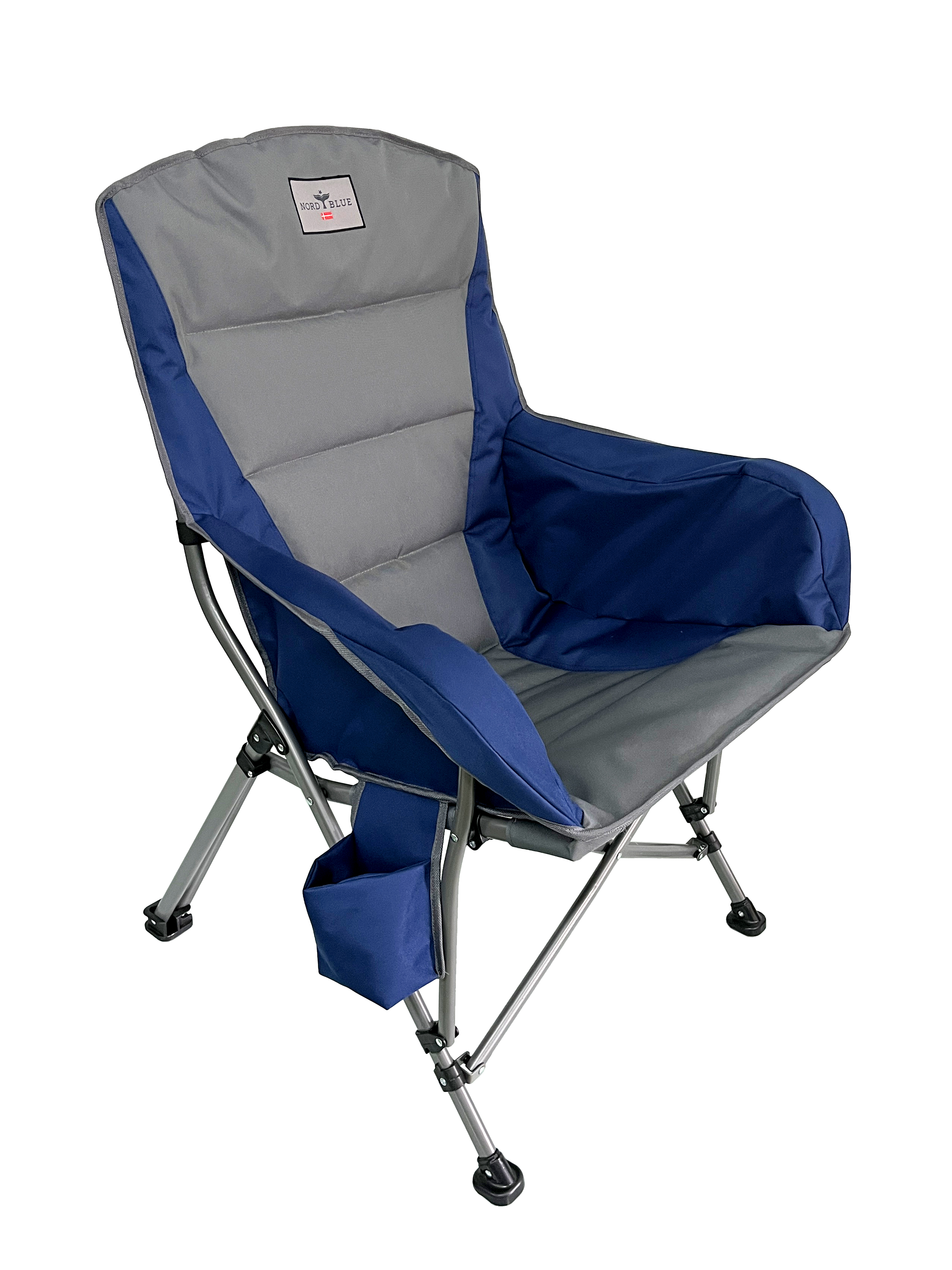 כורסת שטח מתקפלת NORD BLUE דגם Deluxe Comfort Malibu