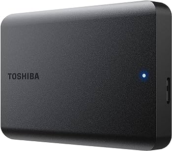 כונן קשיח ‏חיצוני Toshiba Canvio Basics 1TB USB 3.2 HDTB510EK3AA טושיבה