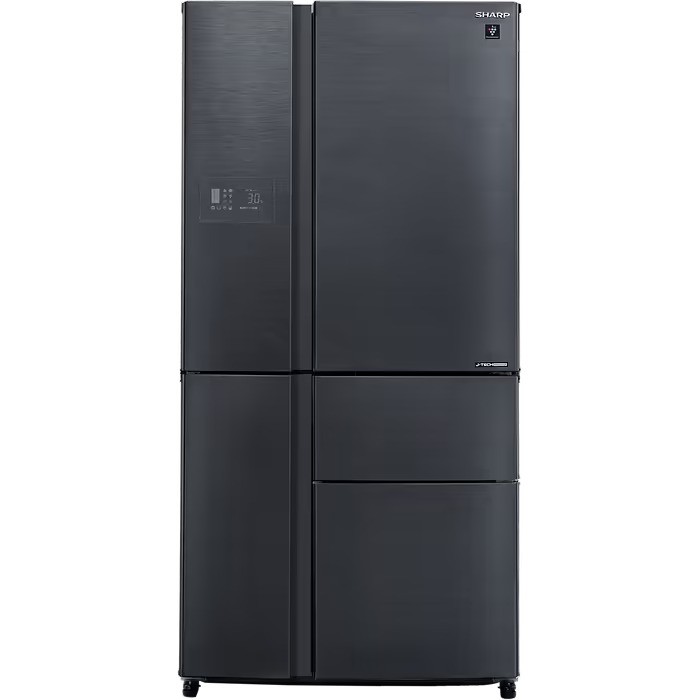 מקרר מקפיא תחתון 5 דלתות SHARP שרפ 661 ליטר SJ9630SL נירוסטה מושחרת 