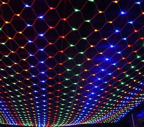 רשת תאורת לד צבעונית RGB