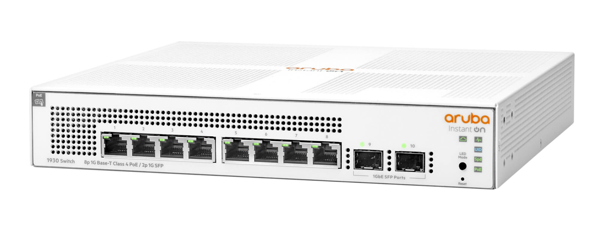 נתב Aruba Instant On 1930 8G 2SFP 124W Switch JL681A