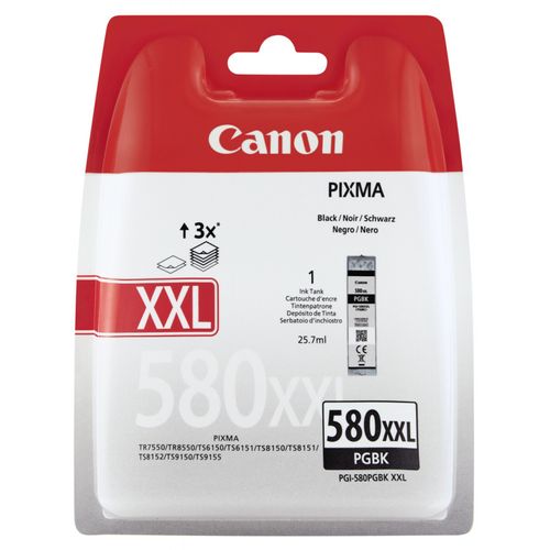 דיו מקורי Canon PGI-580xxlb High Yield Pigment Black