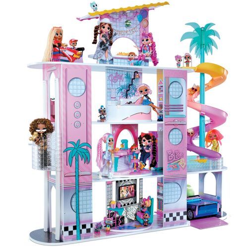 LOL OMG Dollhouse משחק דמיון עם הפתעות
