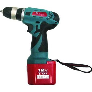 מברגה/מקדחה 12V עם 2 סוללות 1.7AH