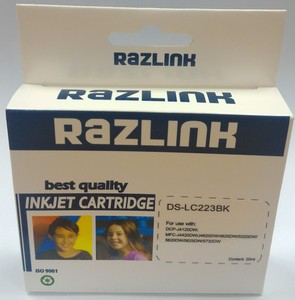 דיו תואם שחור למדפסת ברדר  LC223BK j480dw