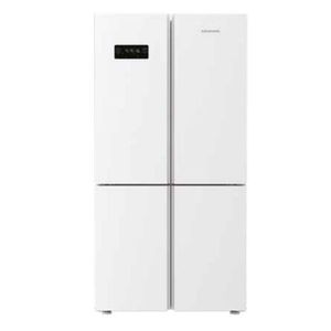 מקרר 4 דלתות GQN1622GW Grundig זכוכית לבנה