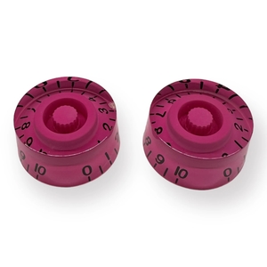 סט 2 כפתורים לגיטרה AX-L534-2 AxLabs Purple Speed Knob With Black Font
