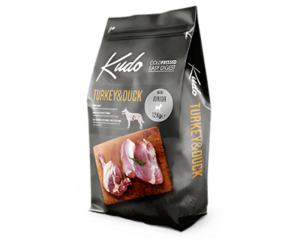 קודו מיני ג'וניור לכלבים הודו וברווז 12 ק"ג Kudo