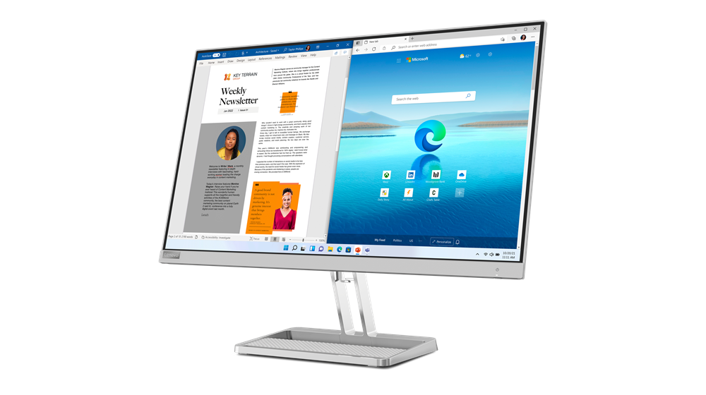 מסך מחשב 27 אינטש Lenovo L27i-40 67ABKAC4IS Full HD לנובו