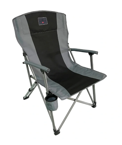 כיסא מתקפל דגם Siesta אפור שחור NORD BLUE