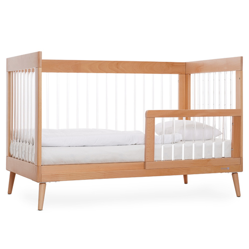 מגן למיטת תינוק דייניז אמנדה לבן/אקריל– Dainy’s Bed Rail Amanda Natural/Acrylic