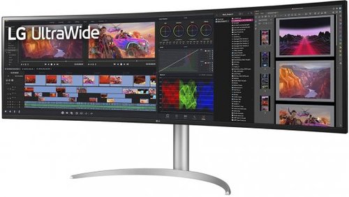 מסך מחשב קעור LG 49'' Curved UltraWide Dual QHD 49WQ95C-W