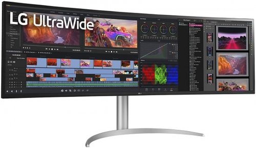מסך מחשב קעור LG 49'' Curved UltraWide Dual QHD 49WQ95C-W