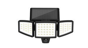 זרקור סולארי נטען 72LED 1000LM מארז כפול EVERBRITE E021038