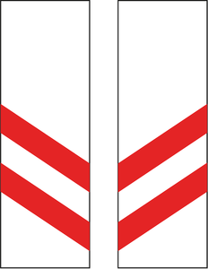 תמרור 131 מפגש מסילת ברזל במרחק של 200 מטר