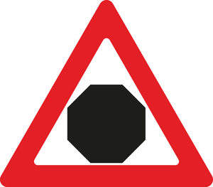 תמרור 139 תמרור עצור בהמשך הדרך