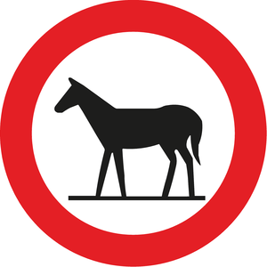 תמרור 411 אסורה הכניסה לבעלי חיים