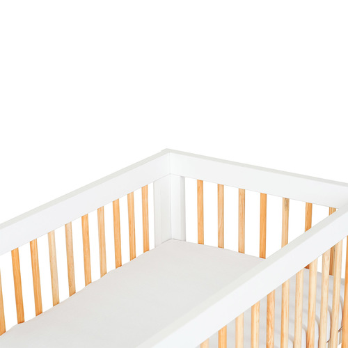 מיטת תינוק דייניז מולי לבן טבעיי – Dainy’s Moly™ Baby Bed  White/Wood 120×60 cm