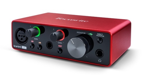 Focusrite כרטיס קול Scarlett Solo 4th Gen