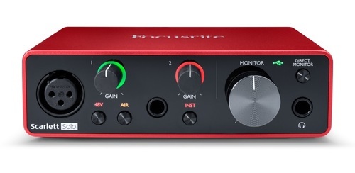 Focusrite כרטיס קול Scarlett Solo 4th Gen