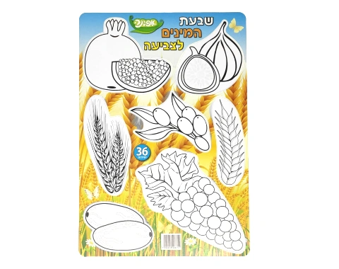 שבעת המינים לצביעה - 36 יח
