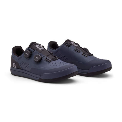 נעלי רכיבה פוקס לקליטים כחול כהה - FOX UNION BOA SHOE V24 