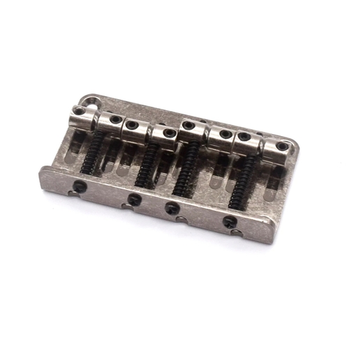 גשר לגיטרה בס 4 מיתרים KD2BA1002AS KD By AxLabs Vintage Style Antique Silver