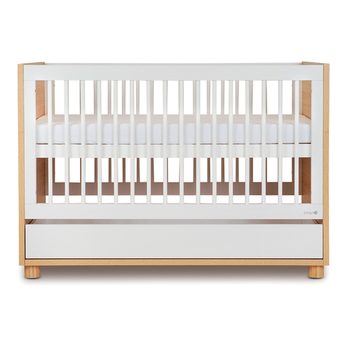 מיטת תינוק דייניז קורי לבן/עץ – Dainy’s Corry™ Baby Bed White/Wood 130×70 cm