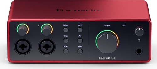  Focusrite כרטיס קול Scarlett 4i4 4th Gen