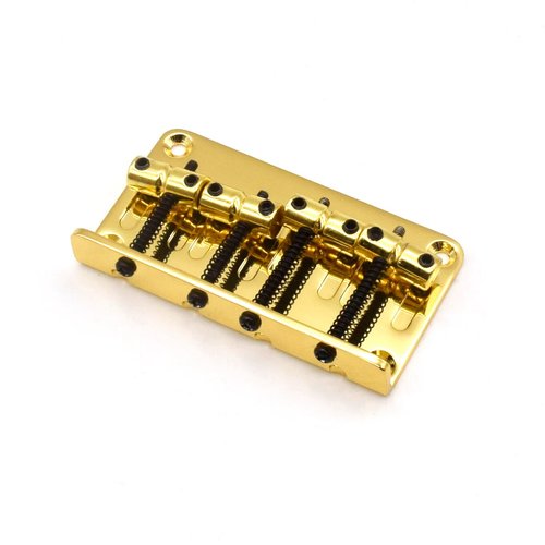 גשר לגיטרה בס 4 מיתרים KD2BA1002SG KD By AxLabs Vintage Style Satin Gold