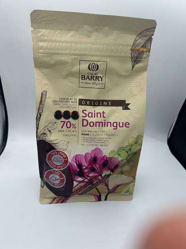 שוקולד ברי מריר 70% Saint Domingue CACCO BARRY