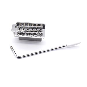 גשר לגיטרה 6 ברגים KD2BG1001CR KD By AxLabs 6-Screw Tremolo With Block Saddles Chrome