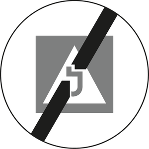 תמרור 419 קצה האזור האסור ללימוד נהיגה