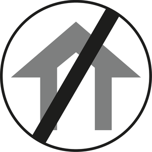 תמרור 425 קצה אזור דרכים עירוניות