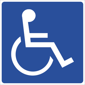 תמרור 437 חנייה בלעדית לרכב של נכה