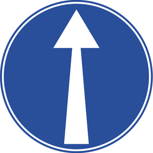 תמרור 203 סע ישר