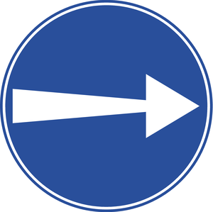 תמרור 204 סע ימינה פנה לפני התמרור