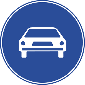 תמרור 219 דרך לרכב מנועי בלבד