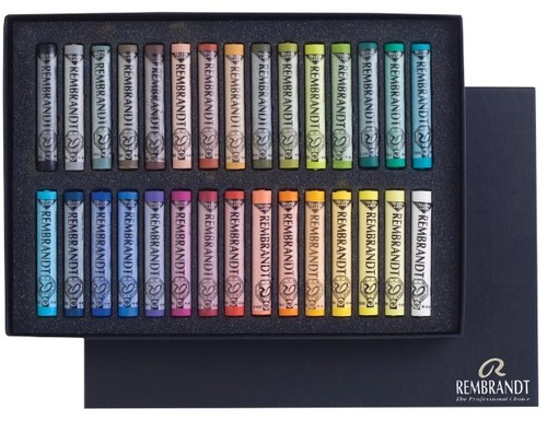 סט 30 גירי סופט פסטל  REMBRANDT extra fine sof pastels GENERAL SELECTION
